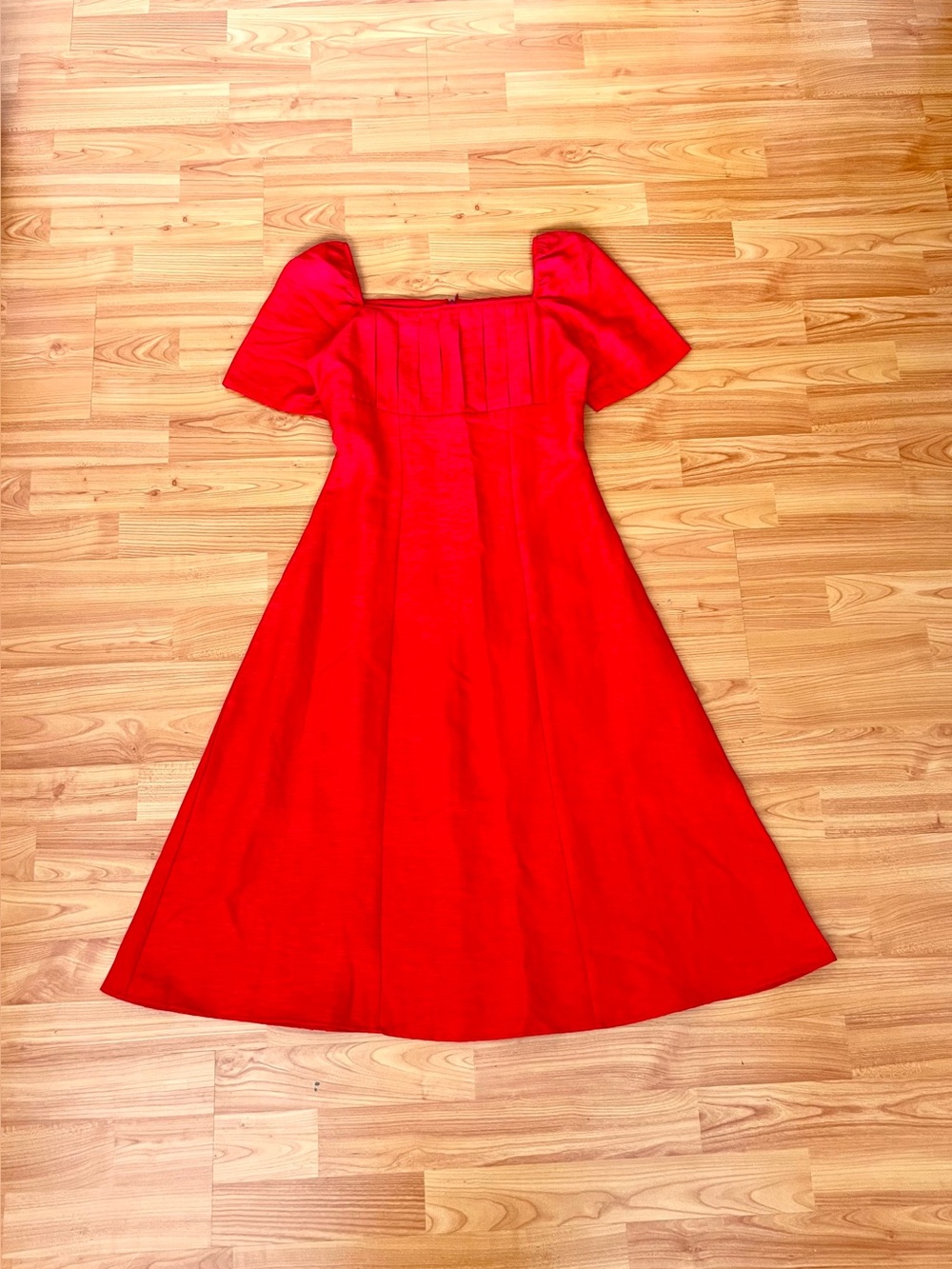 NWT DVC A Line Puff Sleeve Midi Dress